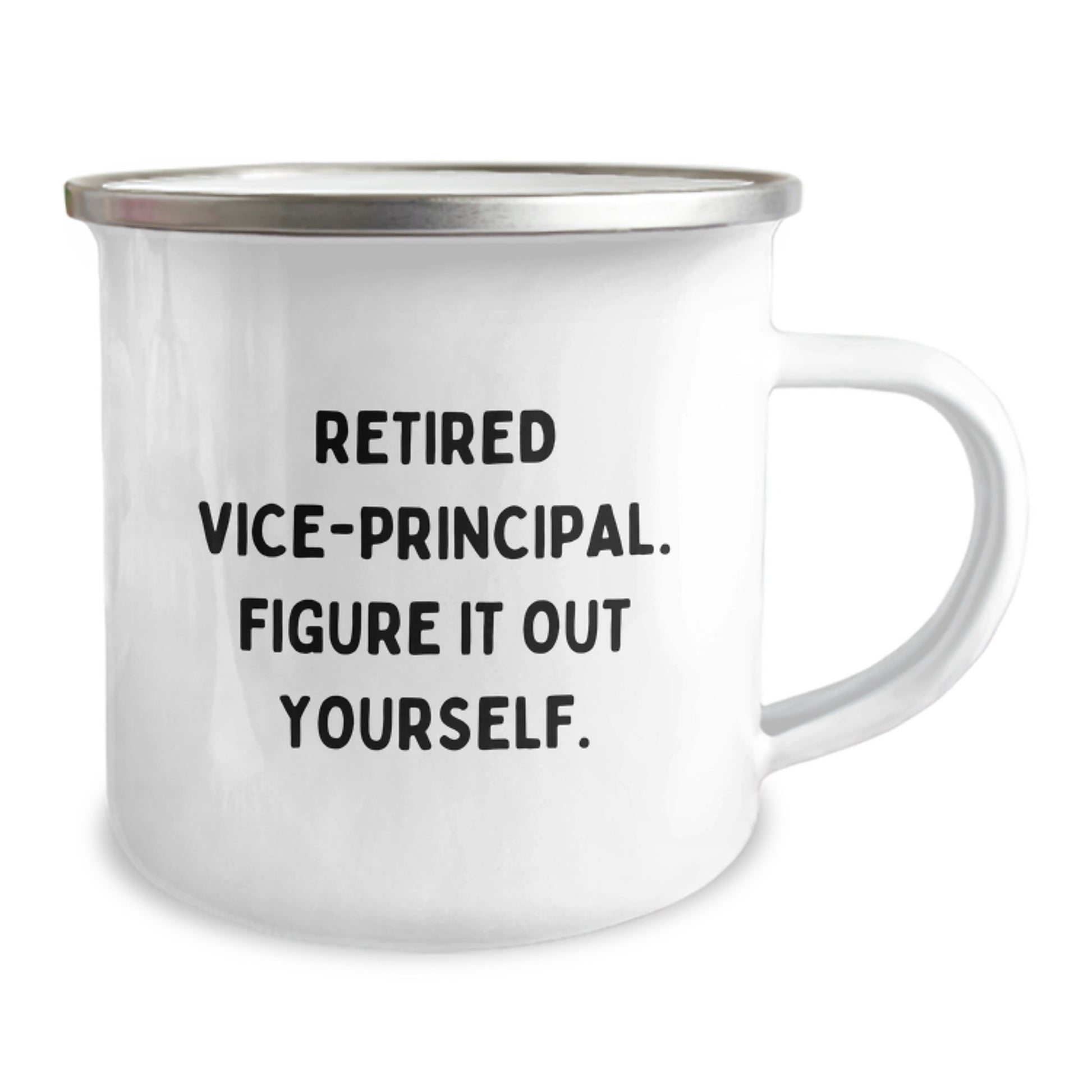 Vice-Principal Keepsake Camping Mug for Him Birthday Gift with Enamel - Image 2