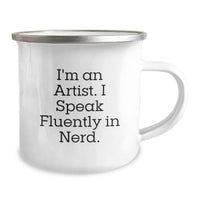 Load image into Gallery viewer, Funny Artist Gifts from Men, Christmas Unique Gifts for Artist Friends, I&#39;m An Artist Camping Mug - Image 2
