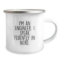 Load image into Gallery viewer, Cute Engineer Gifts from Friends Valentine's Unique Mug, Funny Quote 'I Speak Fluently In genius.' for Engineer Men - Image 2
