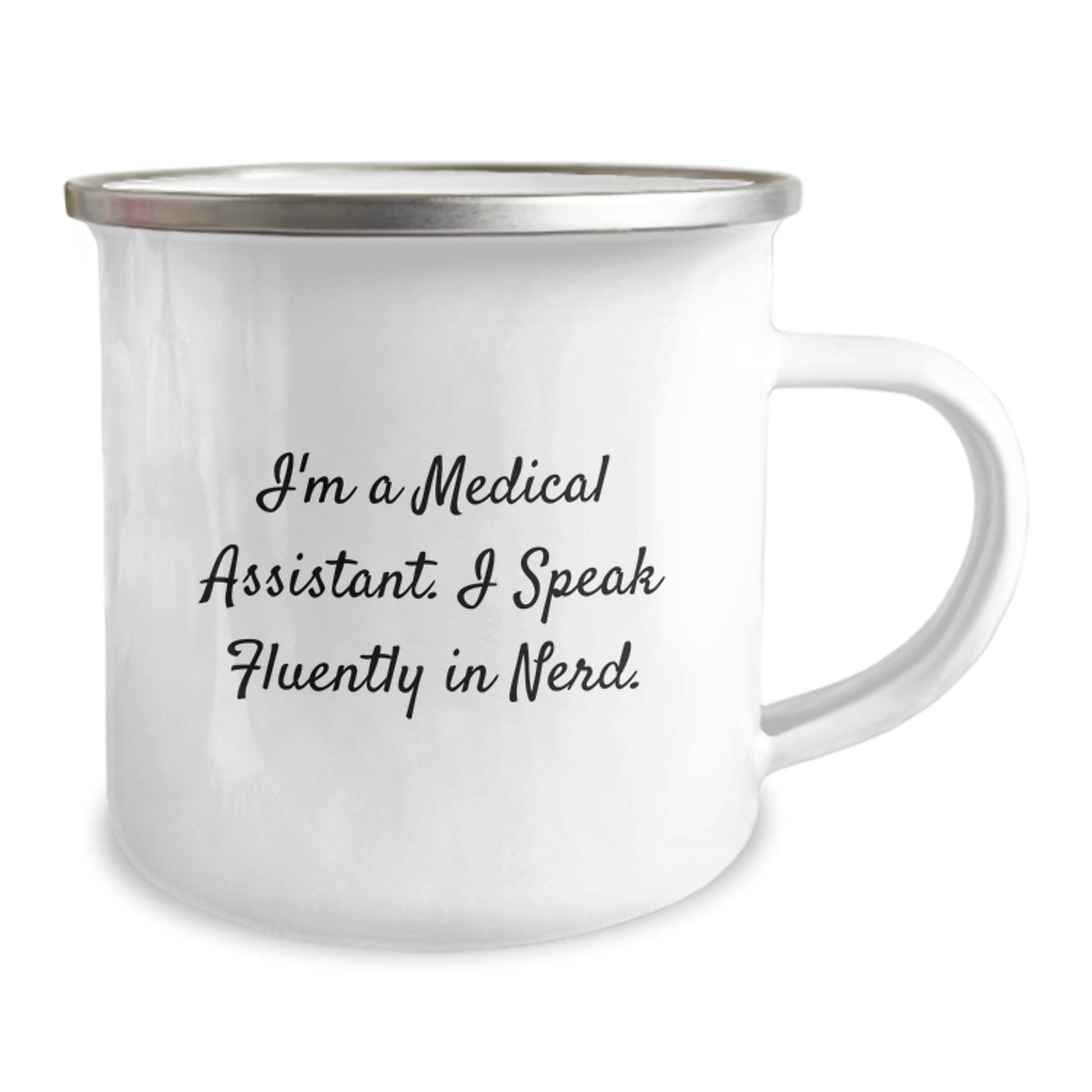 Funny Medical Assistant Gifts from Friends for Medical Assistant Graduation Unique Present Camping Mug - Image 2