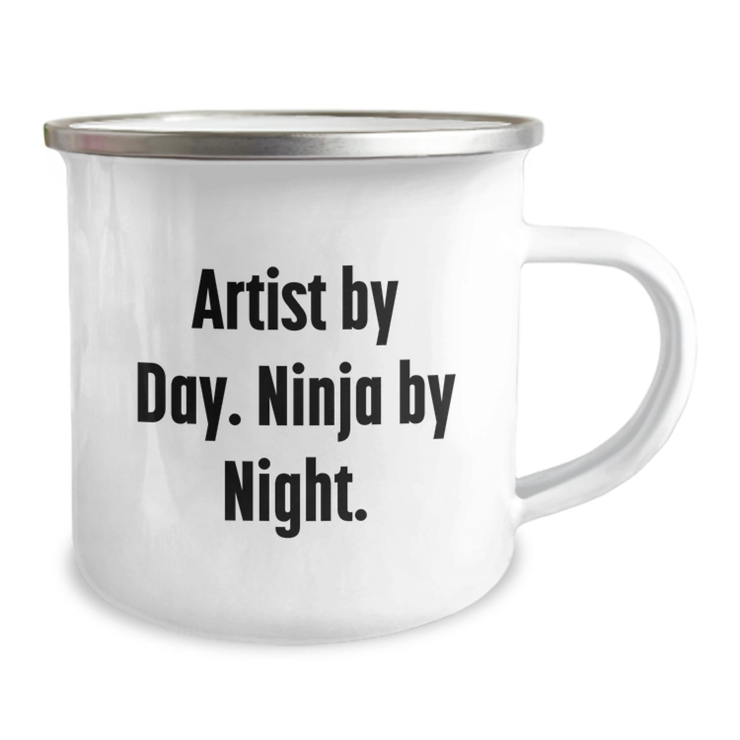 Artist By Day - Funny Gifts from Men to Artist Friends and Family - Valentine's Unique Camping Mug - Image 2