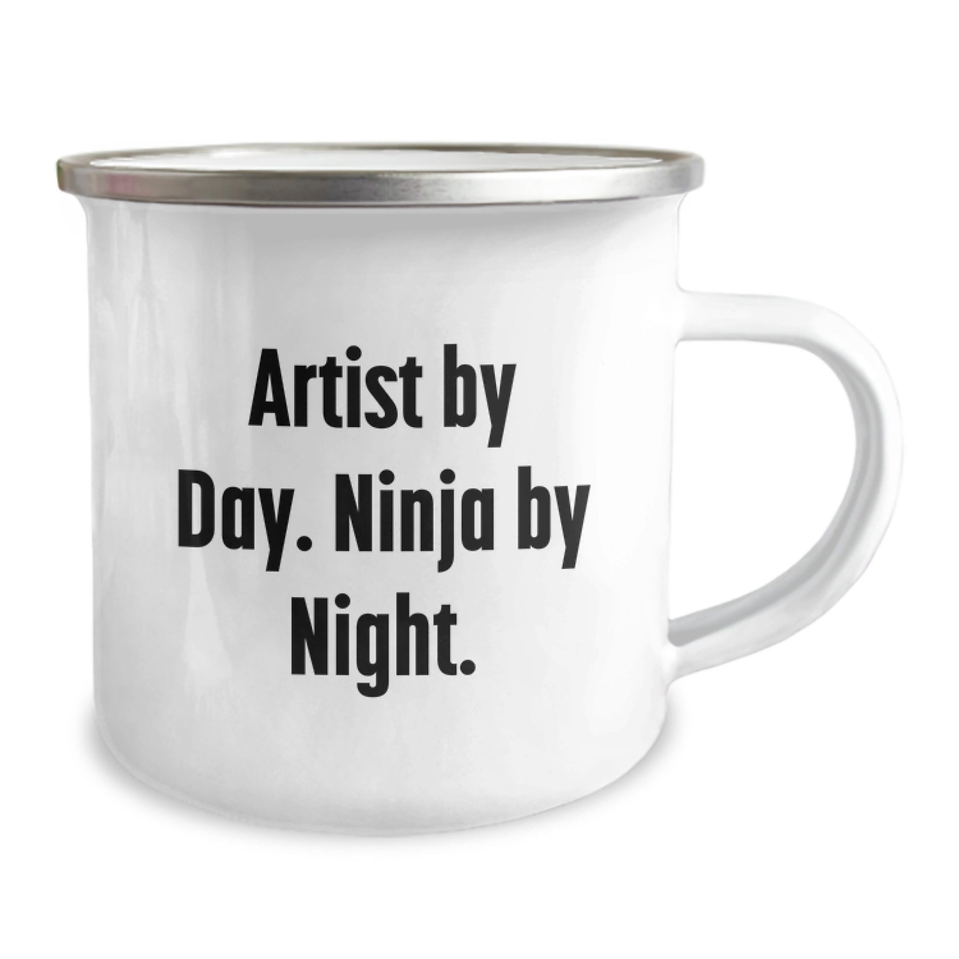 Artist By Day - Funny Gifts from Men to Artist Friends and Family - Valentine's Unique Camping Mug - Image 2