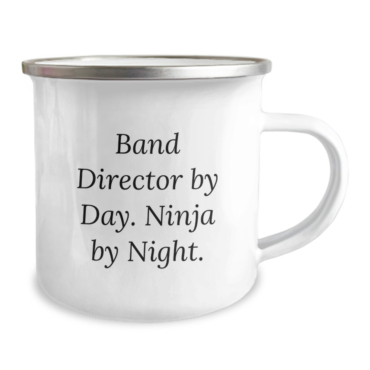 Unique Birthday Unique Gifts for Band Director, Funny Camping Mug, Band Director By Day. Ninja By Night. Gifts from Men, for Men - Image 2