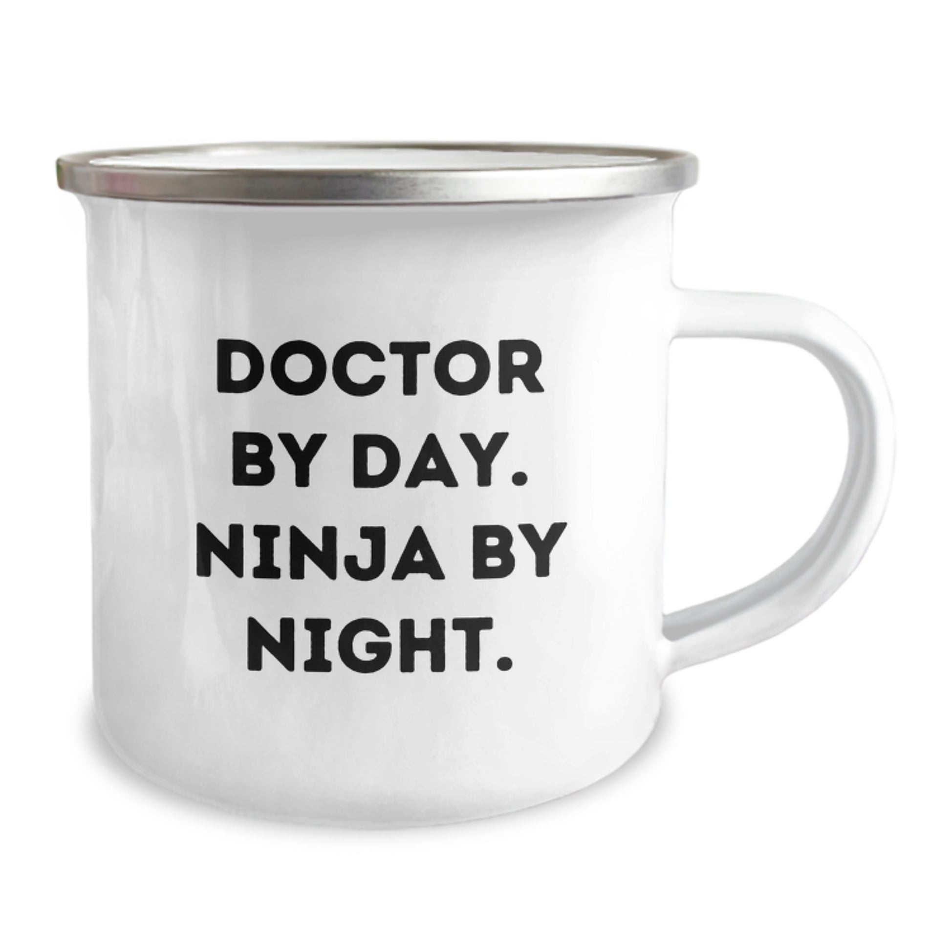 Funny Doctor Gifts from Friends for Men, Christmas Unique Coffee Mug - Doctor by Day, Ninja by Night - Image 2