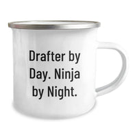 Load image into Gallery viewer, Funny Drafter Gifts from Friends and Family for Drafter By Day Ninja By Night Christmas Unique Mugs - Image 2
