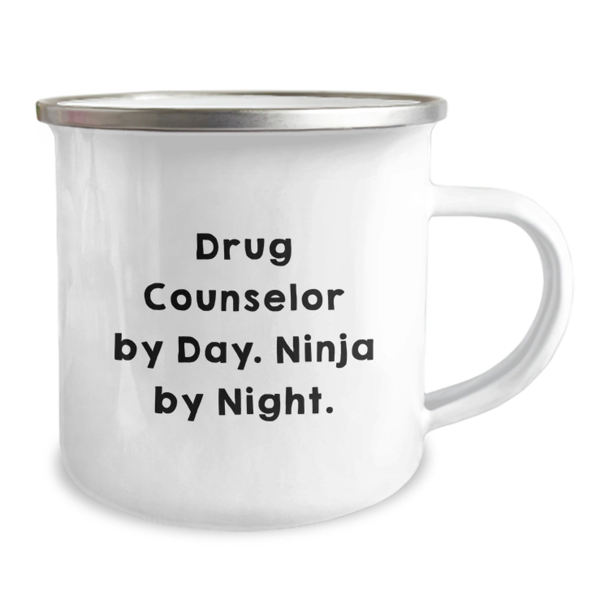 Gifts from Men for Drug Counselor Friends - Funny Drug Counselor By Day Ninja By Night Camping Mug for Graduation Unique Gifts - Image 2