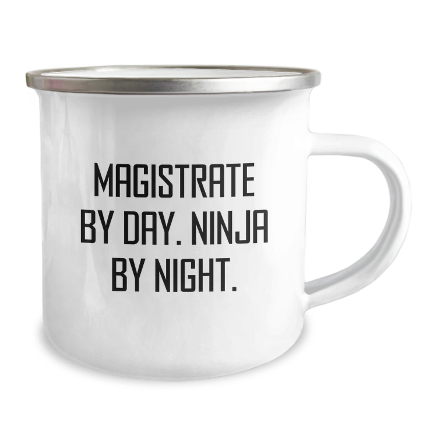 Magistrate Gifts, Funny Mugs for Graduation, Camping Mug, 'Magistrate By Day Ninja By Night', Gift for Him from Friends - Image 2