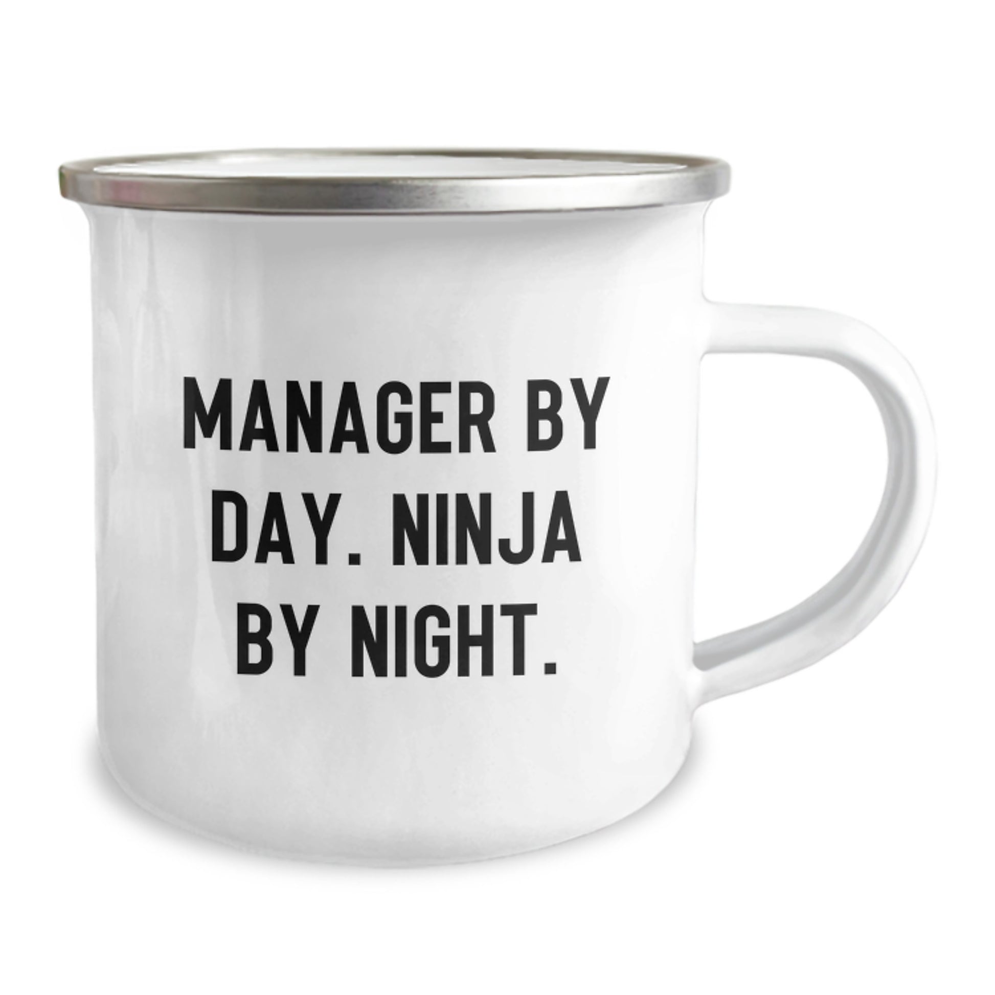 Funny Graduation Unique Gifts for Manager, Manager By Day. Ninja By Night. Camping Mug, Funny Manager Gifts from Friends - Image 2