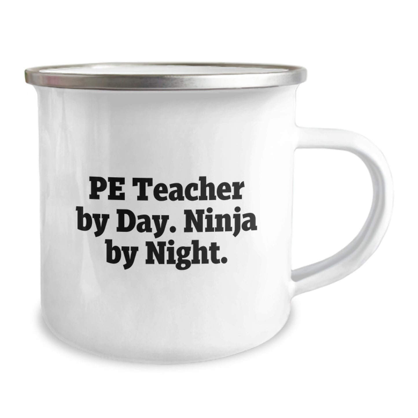 PE Teacher Keepsake Camping Mug for Him Surprise Birthday Gift - Image 2