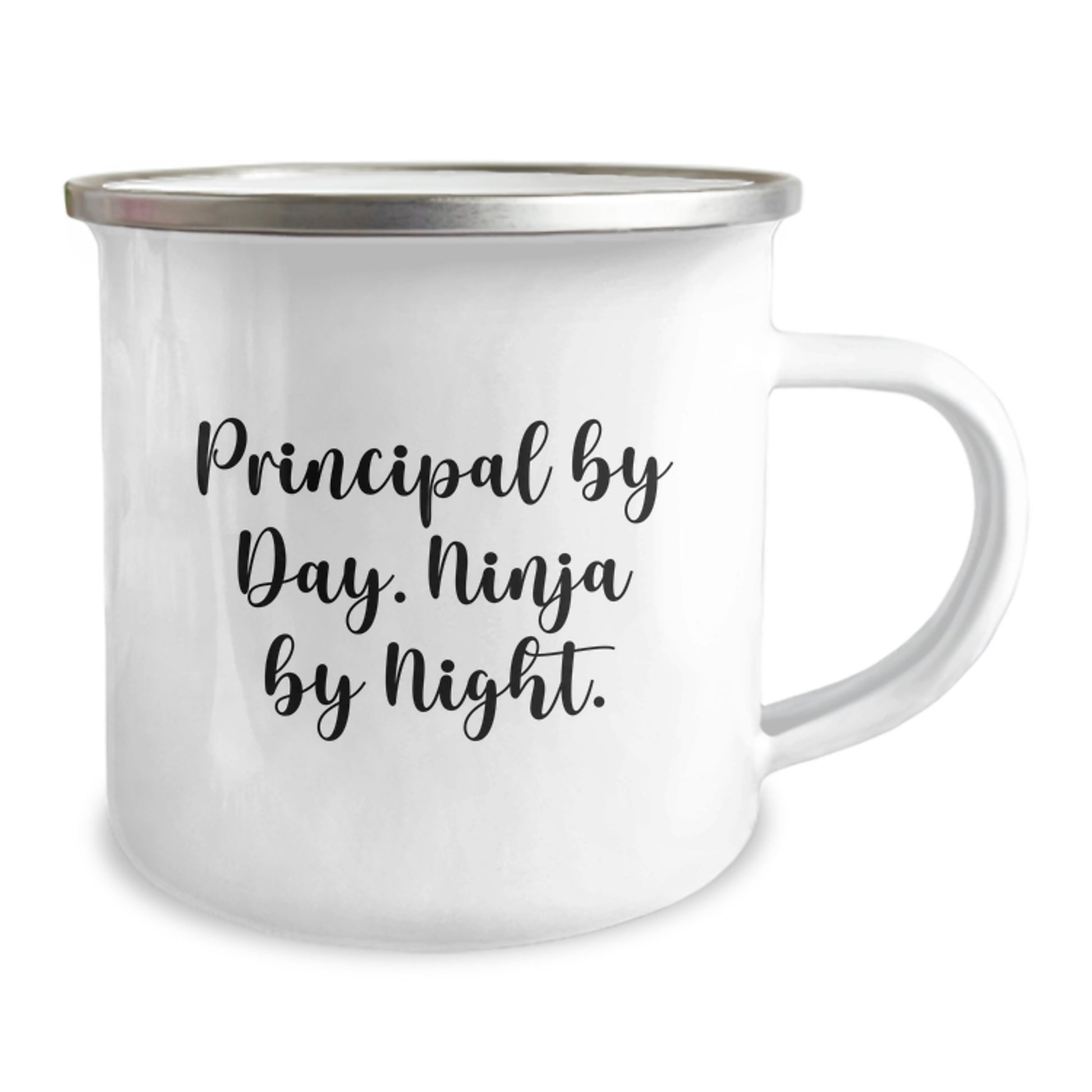 Funny Principal Gifts from Friends - Principal By Day. Ninja By Night. Camping Mug for Principal Birthday Unique Gifts - Image 2