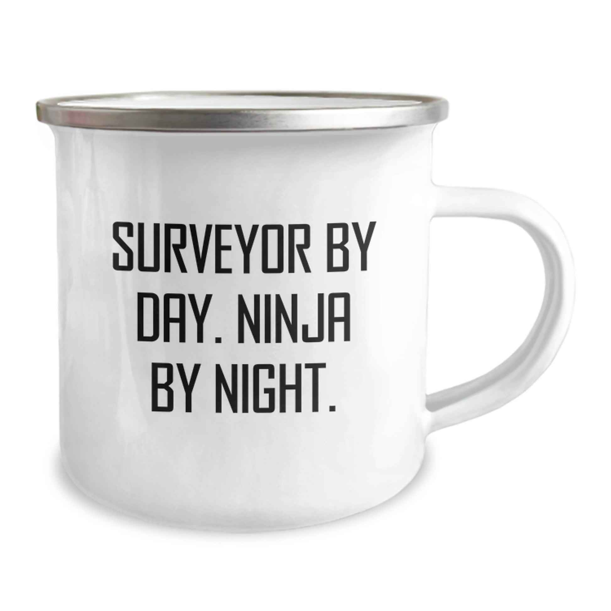 Funny Surveyor Gifts for Men from Surveyor Enthusiasts, Camping Mug Surveyor By Day Ninja By Night Christmas Unique Gifts - Image 2