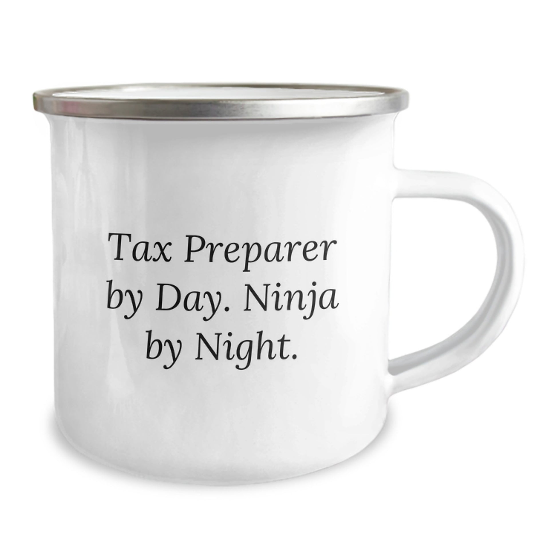 Tax Preparer Gifts from Friends, Cute Camping Mug for Tax Preparer By Day. Ninja By Night. Graduation Unique Gifts for Family - Image 2