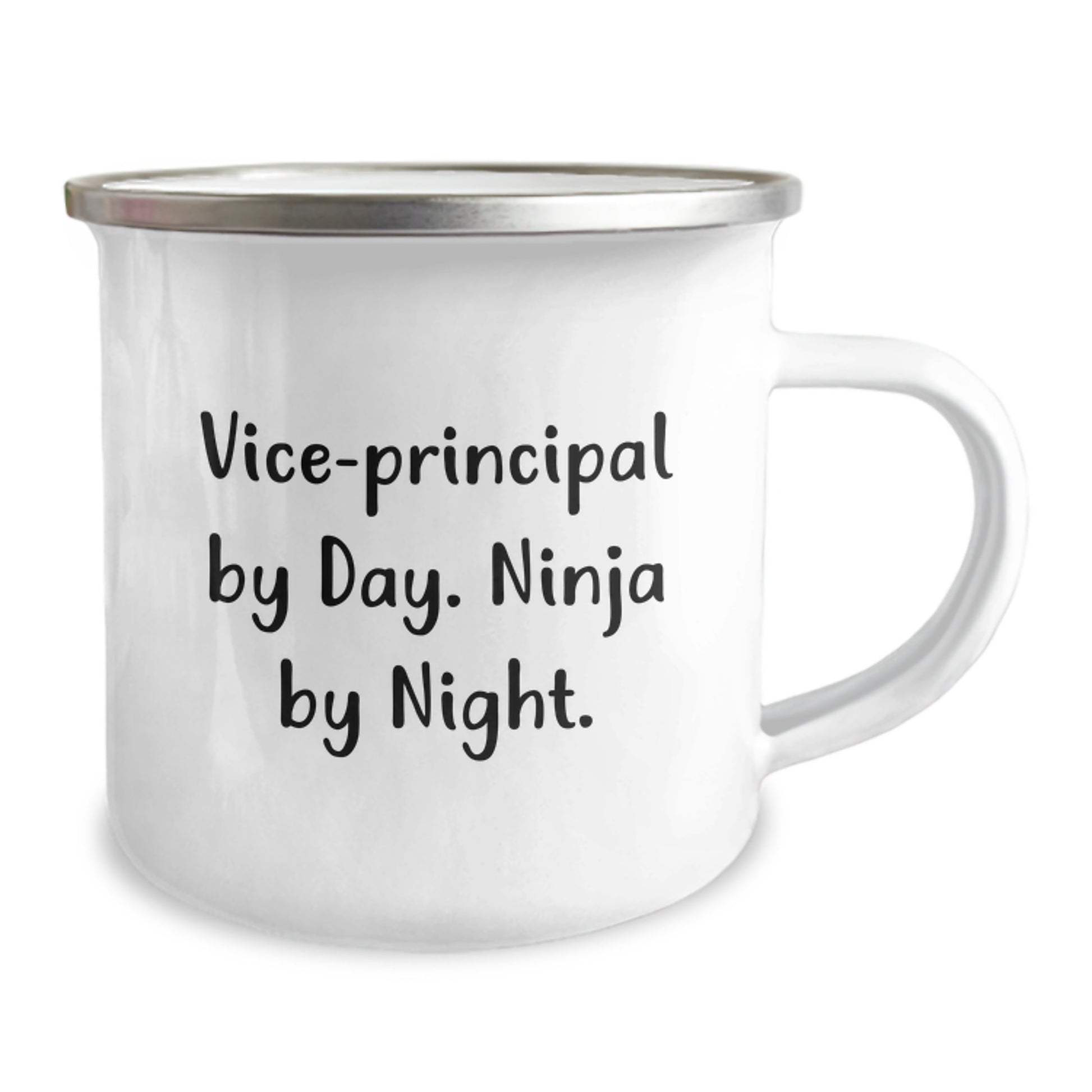 Funny Vice-principal Gifts from Friends - Vice-principal By Day. Ninja By Night. Camping Mug for Graduation Unique Gifts - Image 2