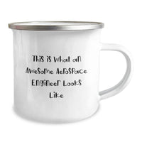 Load image into Gallery viewer, Awesome Aerospace Engineer Gifts from Friends to Family Members - Funny Camping Mug for Valentine's Unique - Image 2
