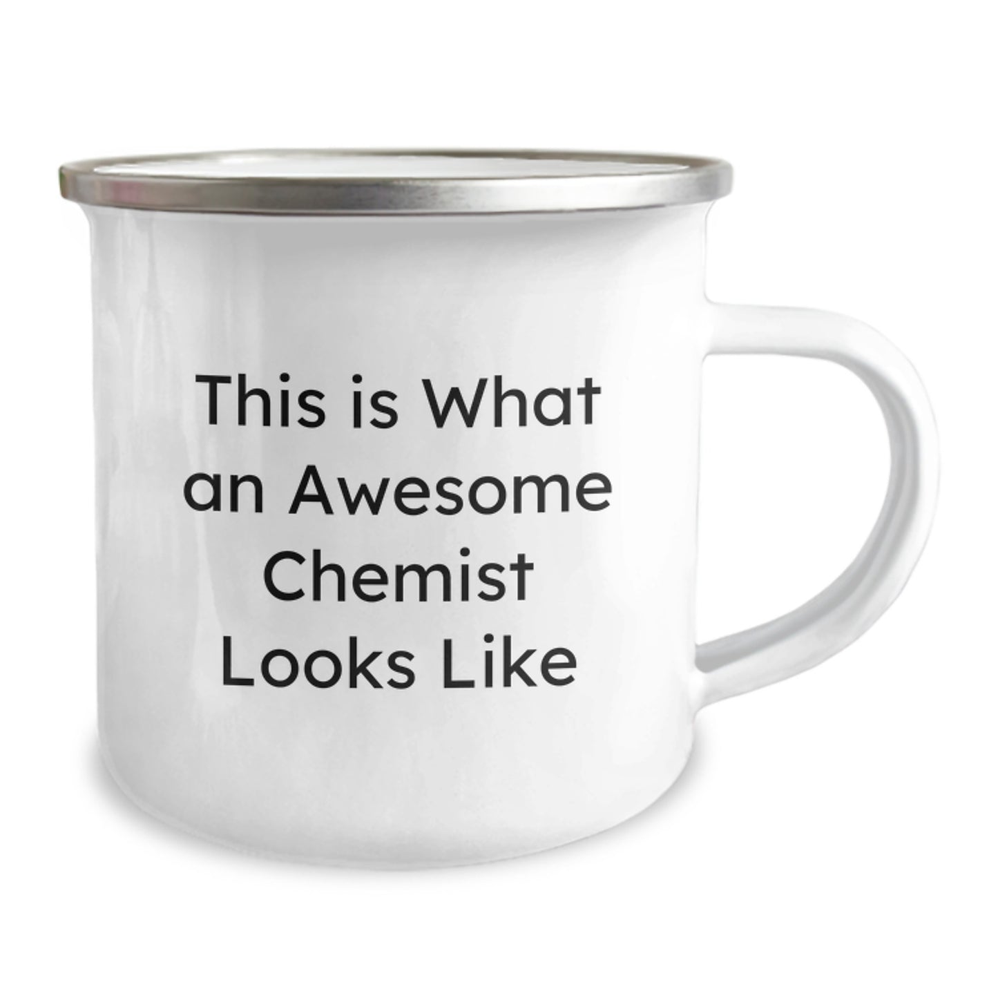 Gifts from Friends for Awesome Chemists - This Is What An Awesome Chemist Looks Like Birthday Unique Gifts for Chemist Camping Mug - Image 2