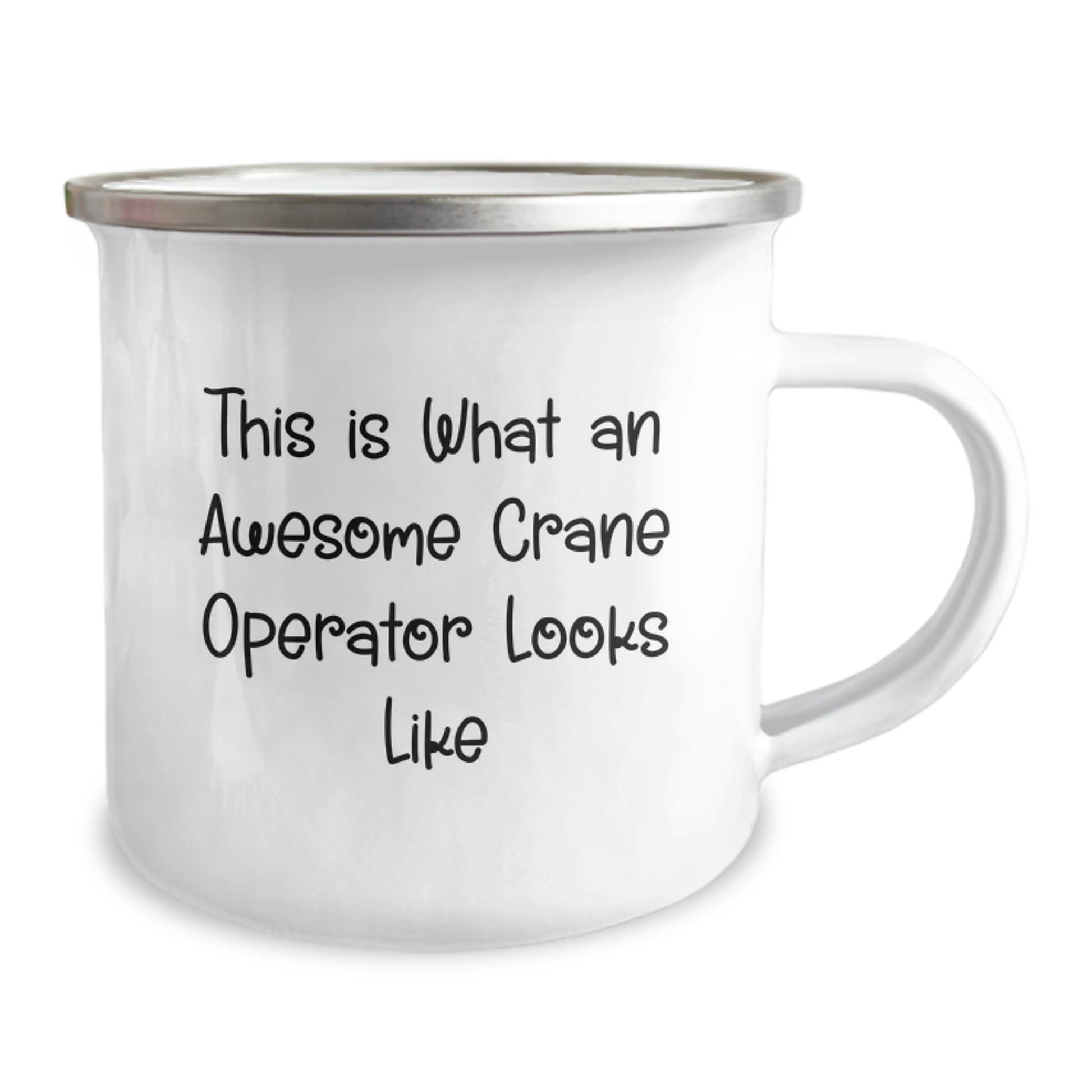 Crane Operator Keepsake Camping Mug for Him Birthday Gift Stainless - Image 2