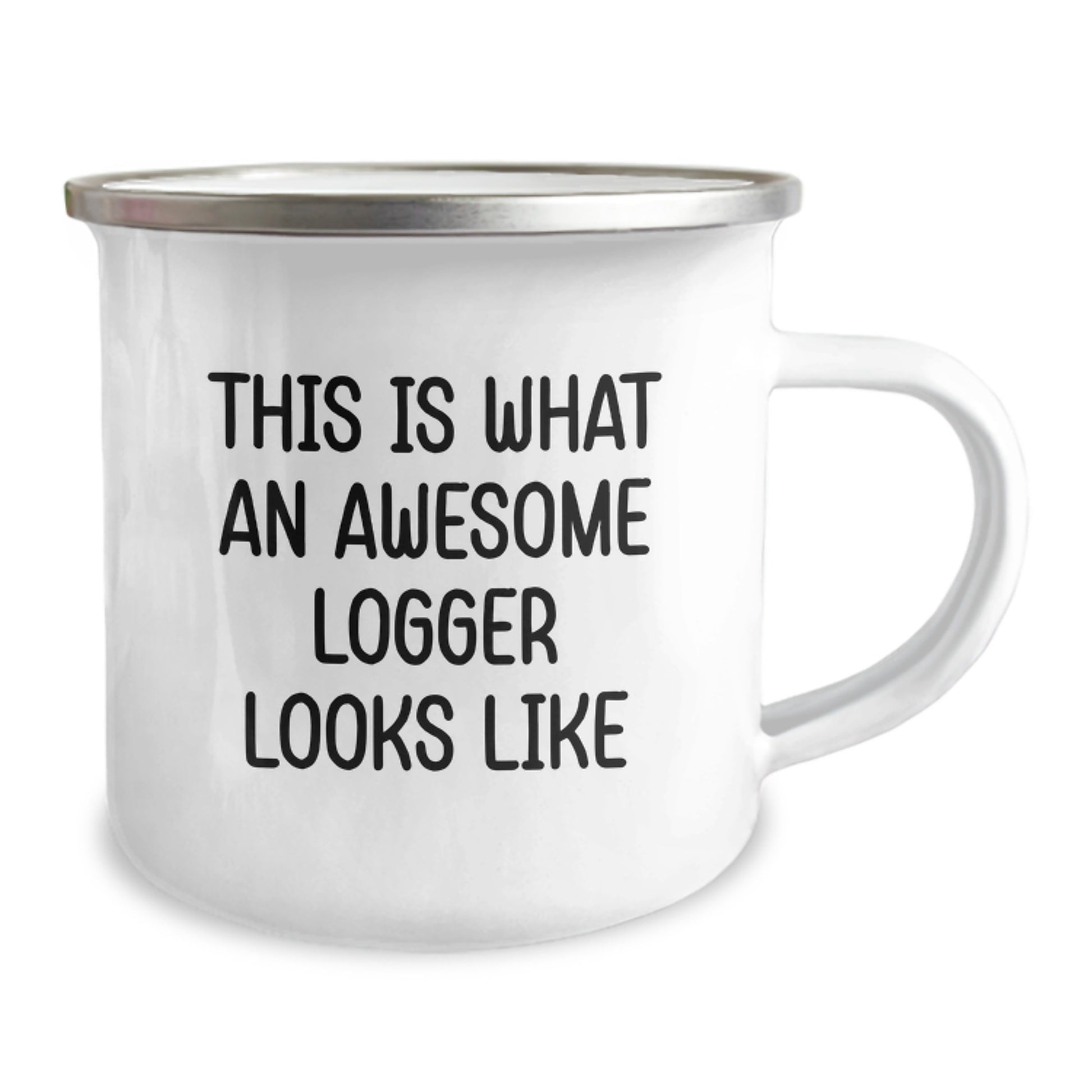 Funny Logger Graduation Gifts from Men - This Is What An Awesome Logger Looks Like Logger Camping Mug - Image 2
