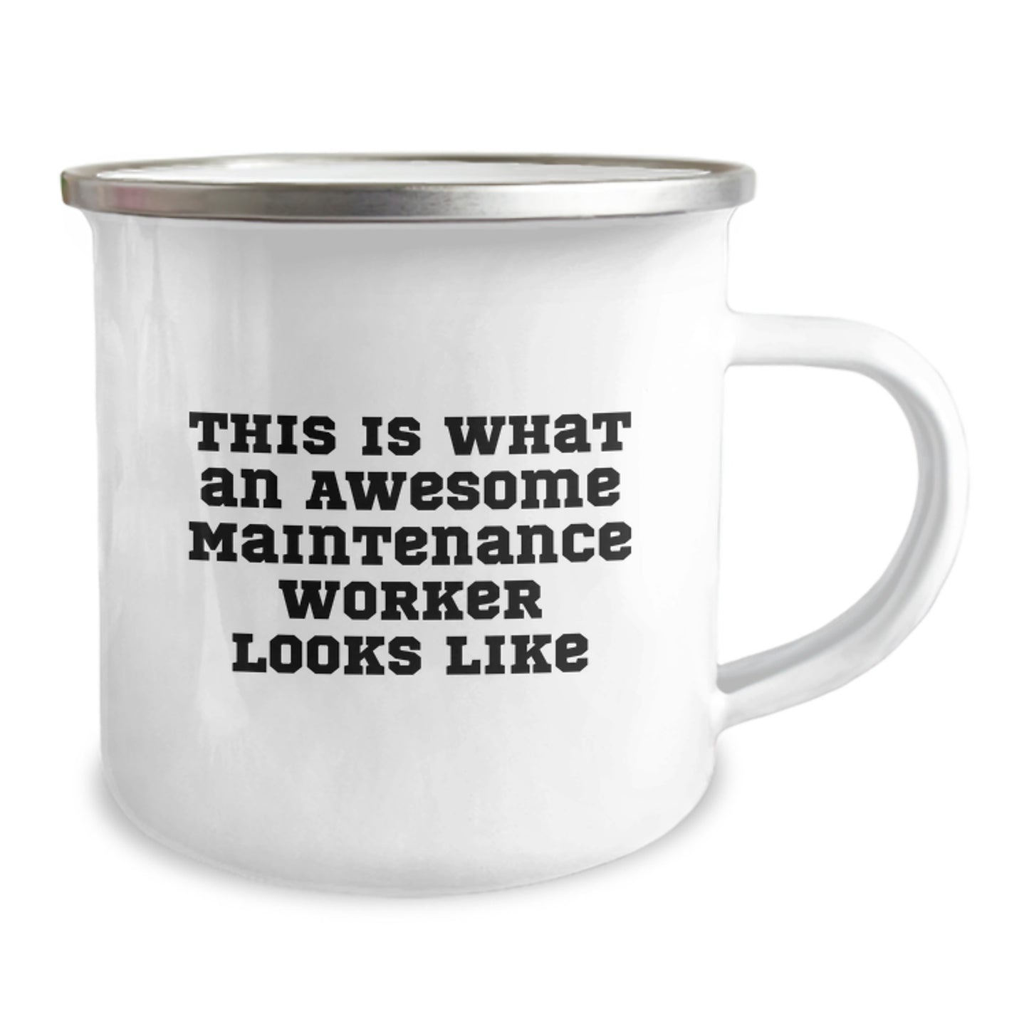 Funny Maintenance Worker Gifts for Men, Unique Camping Mug, Graduation Unique Gifts from Friends, This Is What An Awesome Maintenance Worker Looks Like - Image 2