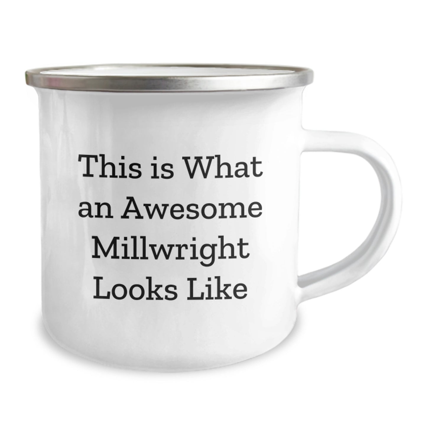 Funny Millwright Gifts for Men, Unique Graduation Unique Gifts from Friends for Amazing Millwright, Camping Mug with Awesome Quote - Image 2