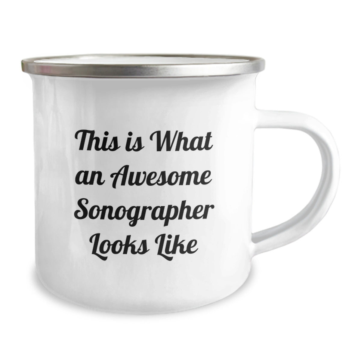 Witty Camping Mug Gift for Friends This Is What An Awesome Sonographer - Image 2