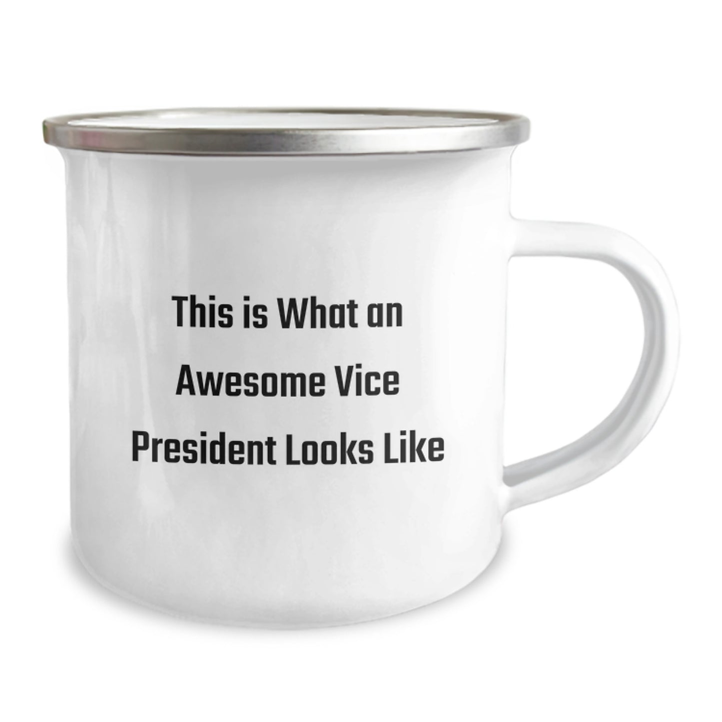 Vice President Keepsake Camping Mug for Him Birthday Gift and Quote Now - Image 2