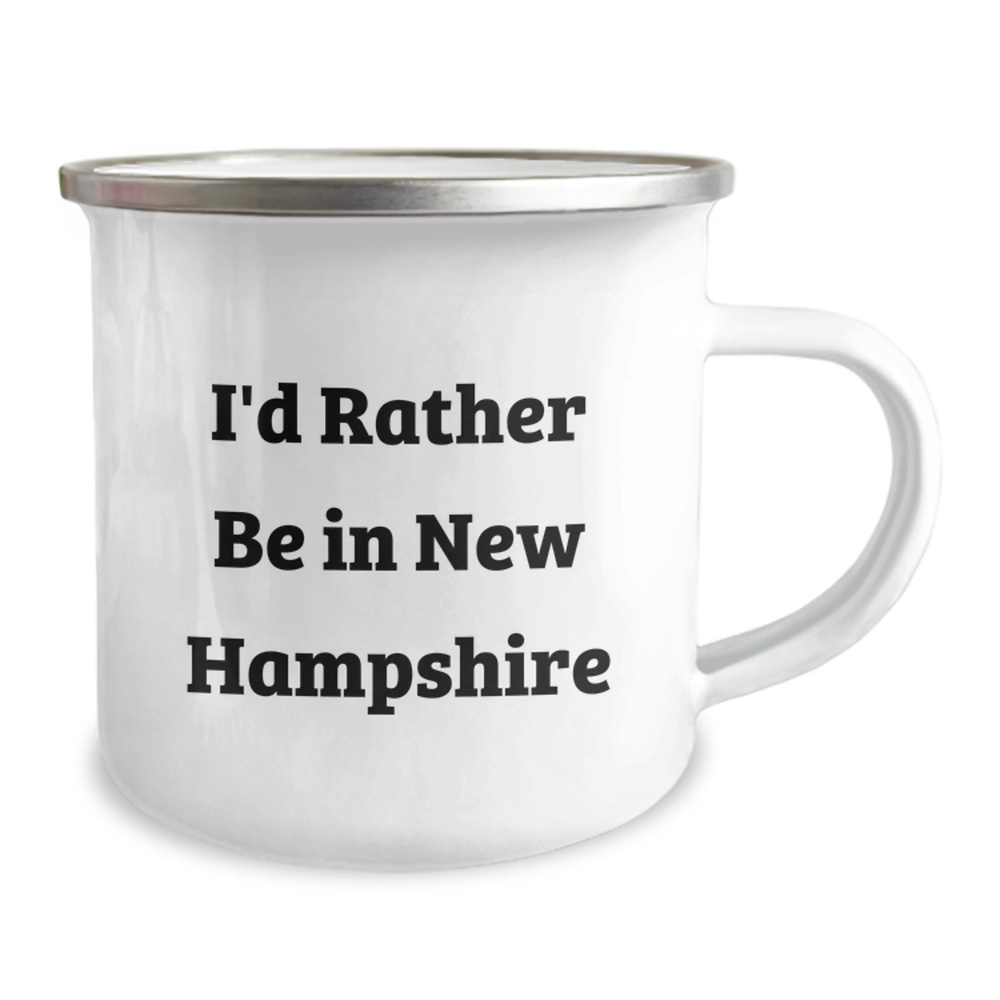Funny New Hampshire Gifts for New Hampshire Lovers - I'd Rather Be In New Hampshire Camping Mug for Men Women Friends - Image 2