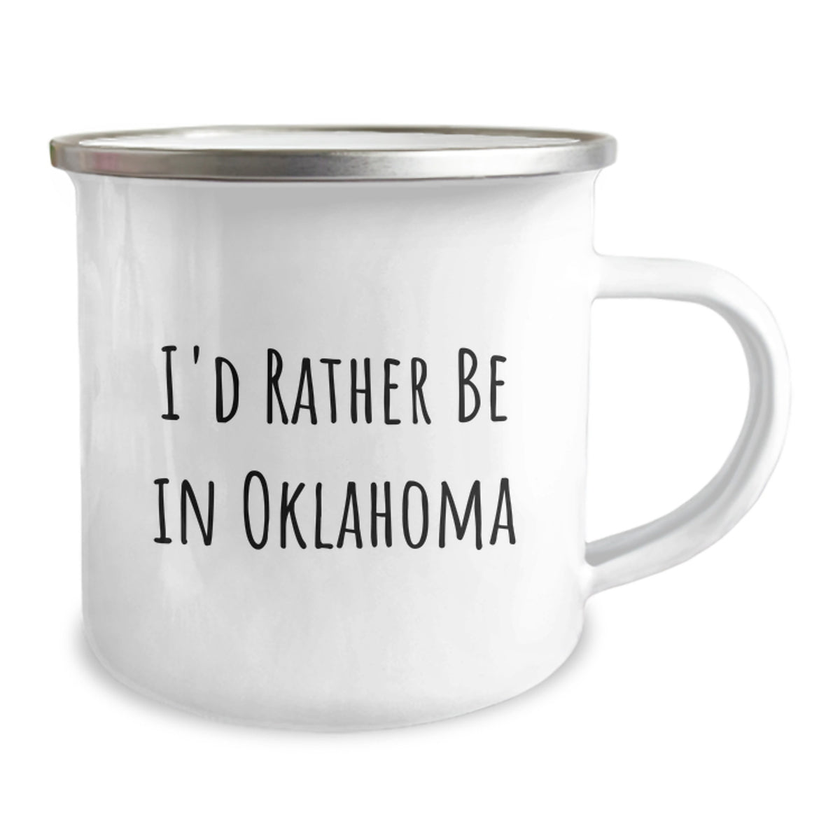 Oklahoma Camping Mug Gift for Him - I'd Rather Be In Oklahoma Keepsake - Image 2