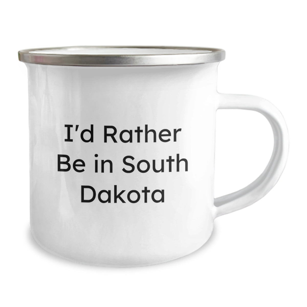 Christmas Gift for Her I'd Rather Be In South Dakota Camping Mug - Image 2