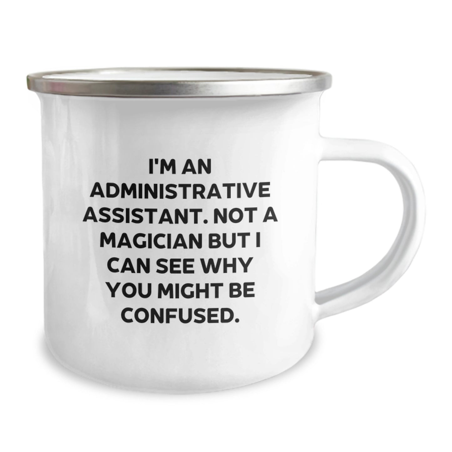 Funny Valentine's Gifts for Administrative Assistant - I'm An Administrative Assistant Not A Magician Gifts from Men to Colleagues - Image 2