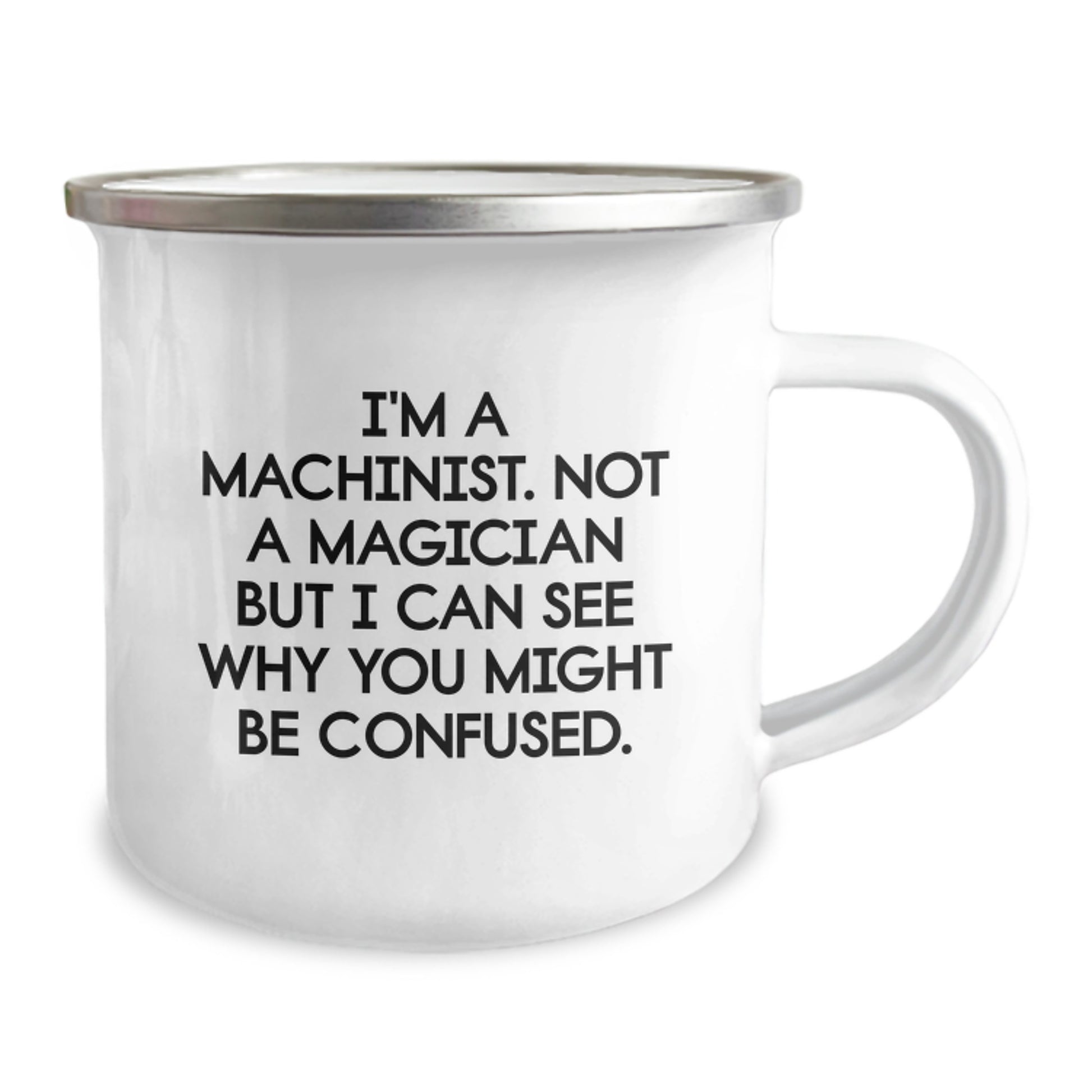 Machinist Keepsake Camping Mug for Him 12oz Birthday Gift - Image 2