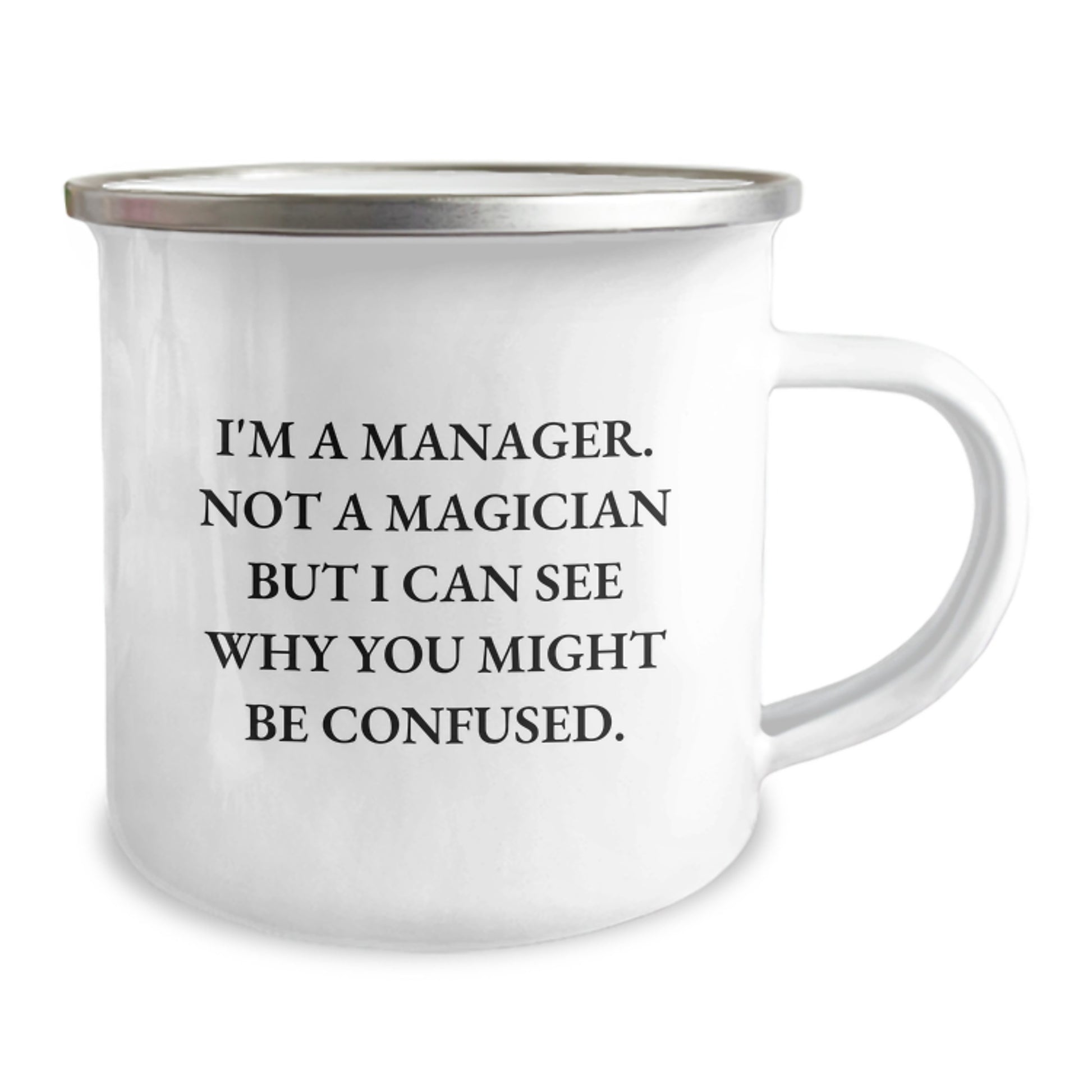 Funny Manager Camping Mug Gifts for Him Graduation Unique Presents from Friends or Family - Image 2