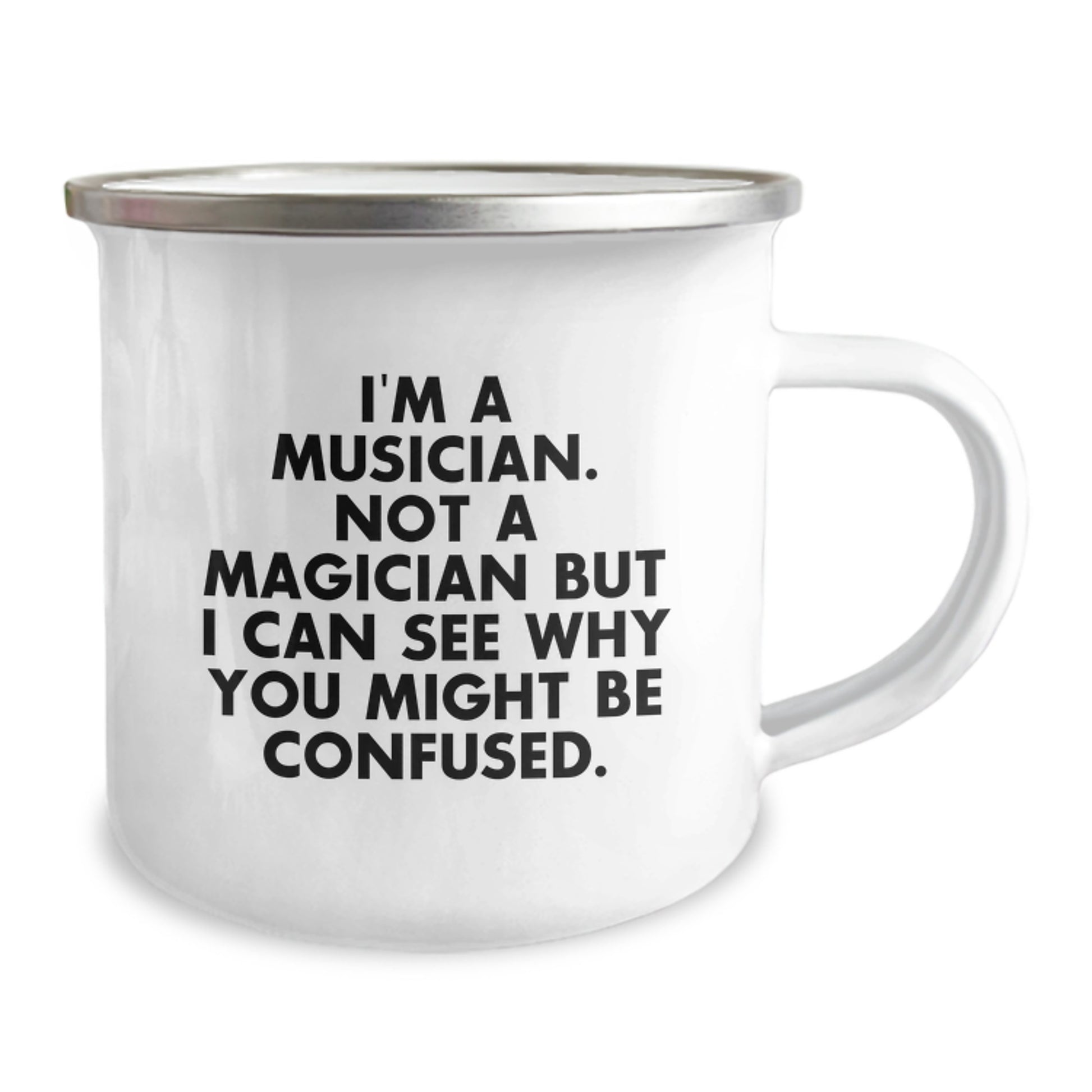 Funny Musician Gifts from Friends, Unique Graduation Unique Gifts for Musician Men - Musician Camping Mug, Inspirational Quote - Image 2