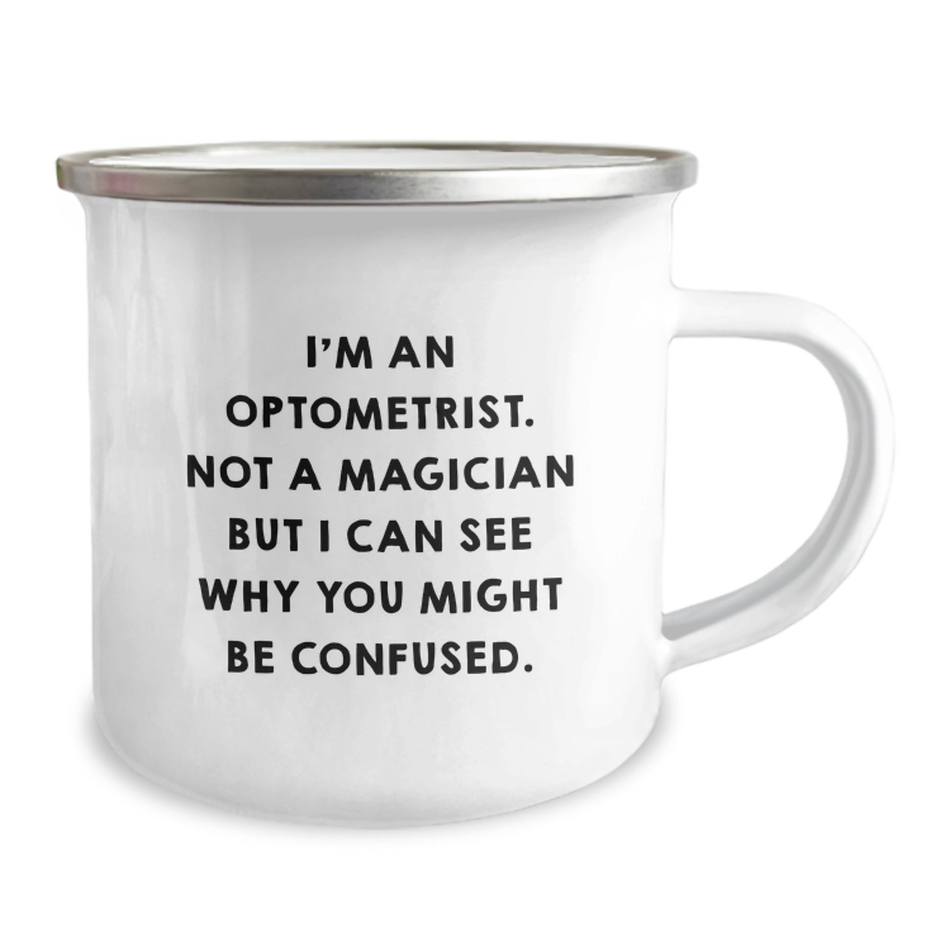 Optometrist Keepsake Camping Mug for Him Graduation Gift - Image 2