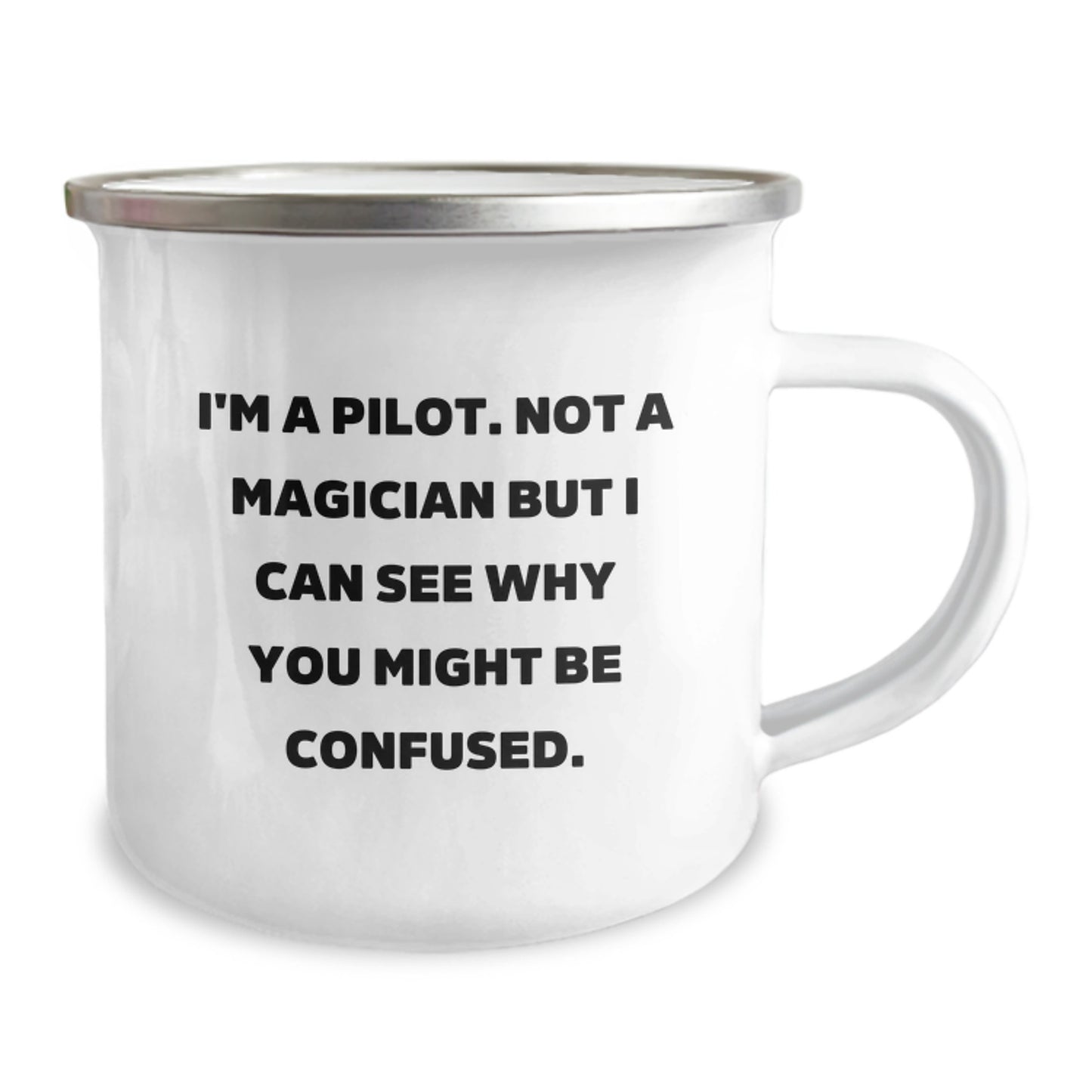 Funny Pilot Gifts for Men Graduation Unique Gifts from Family - Camping Mug - Image 2