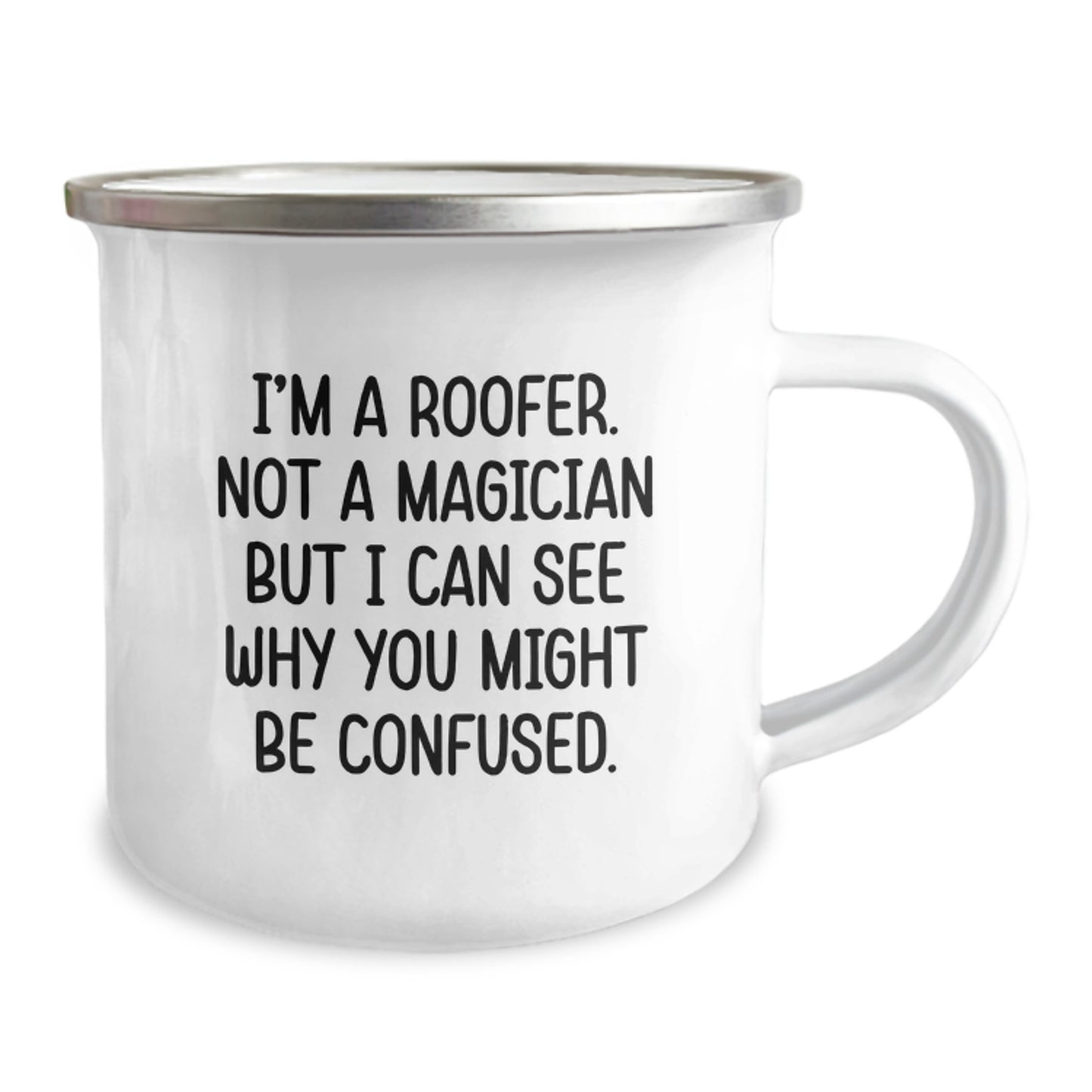 Stainless Camping Mug for a Best Friend Roofer Birthday Gift - Image 2