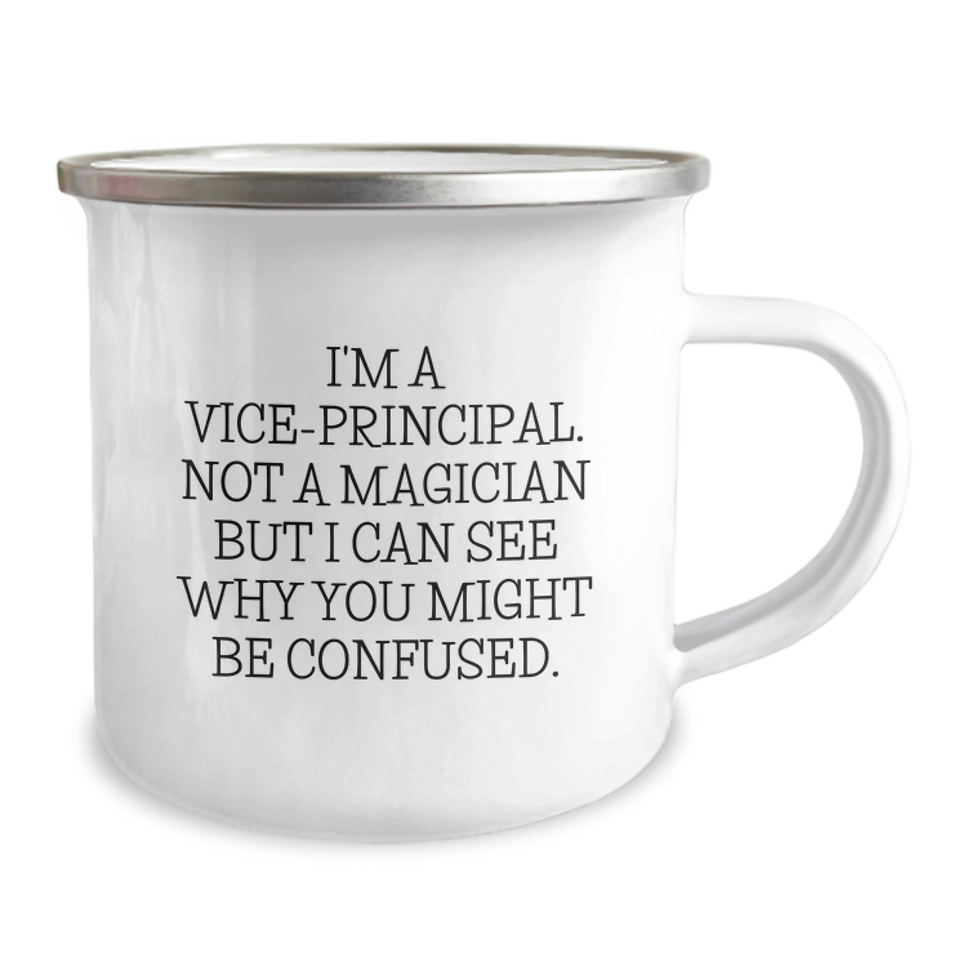 Funny Vice-Principal Gifts for Men from Friends - Camping Mug for Graduation Unique - Image 2
