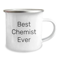Load image into Gallery viewer, Funny Chemist Gifts for Him Christmas Unique Presents from Family Friends, Camping Mug Best Chemist Ever Stainless Steel Enamel, 12 oz Capacity - Image 2
