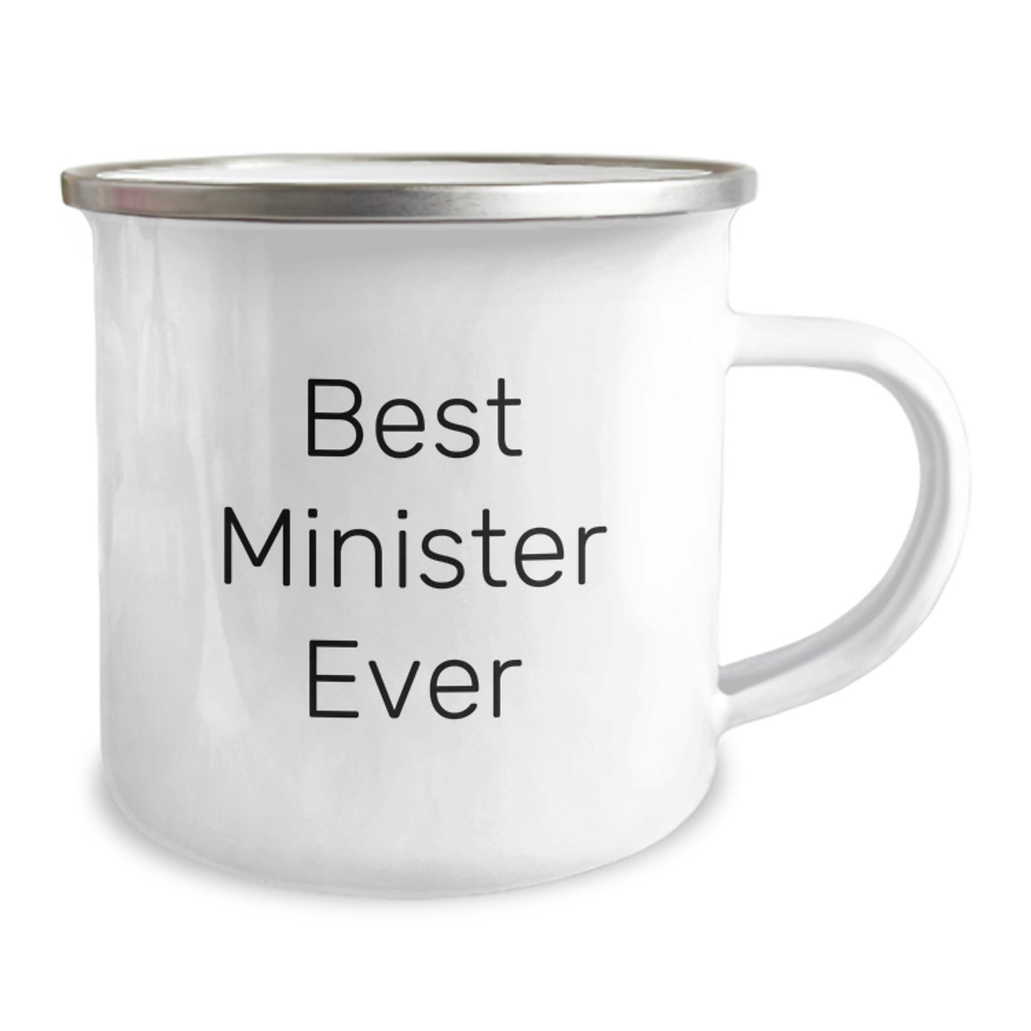Minister Keepsake Camping Mug for Him Birthday Gift – Best Minister Ever - Image 2