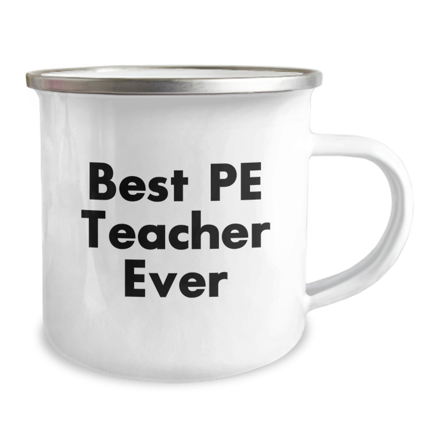 Birthday Gift Best Pe Teacher Ever Camping Mug for Her Present - Image 2