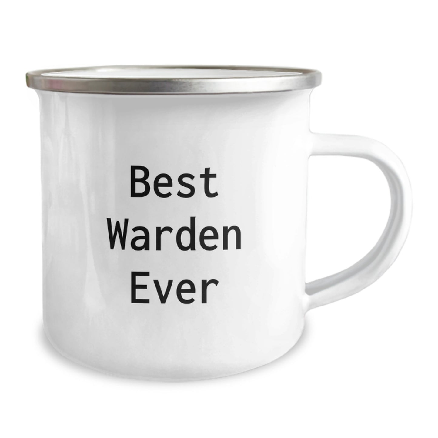 Warden Keepsake Camping Mug for Him – Birthday Gift – Best Warden Ever - Image 2