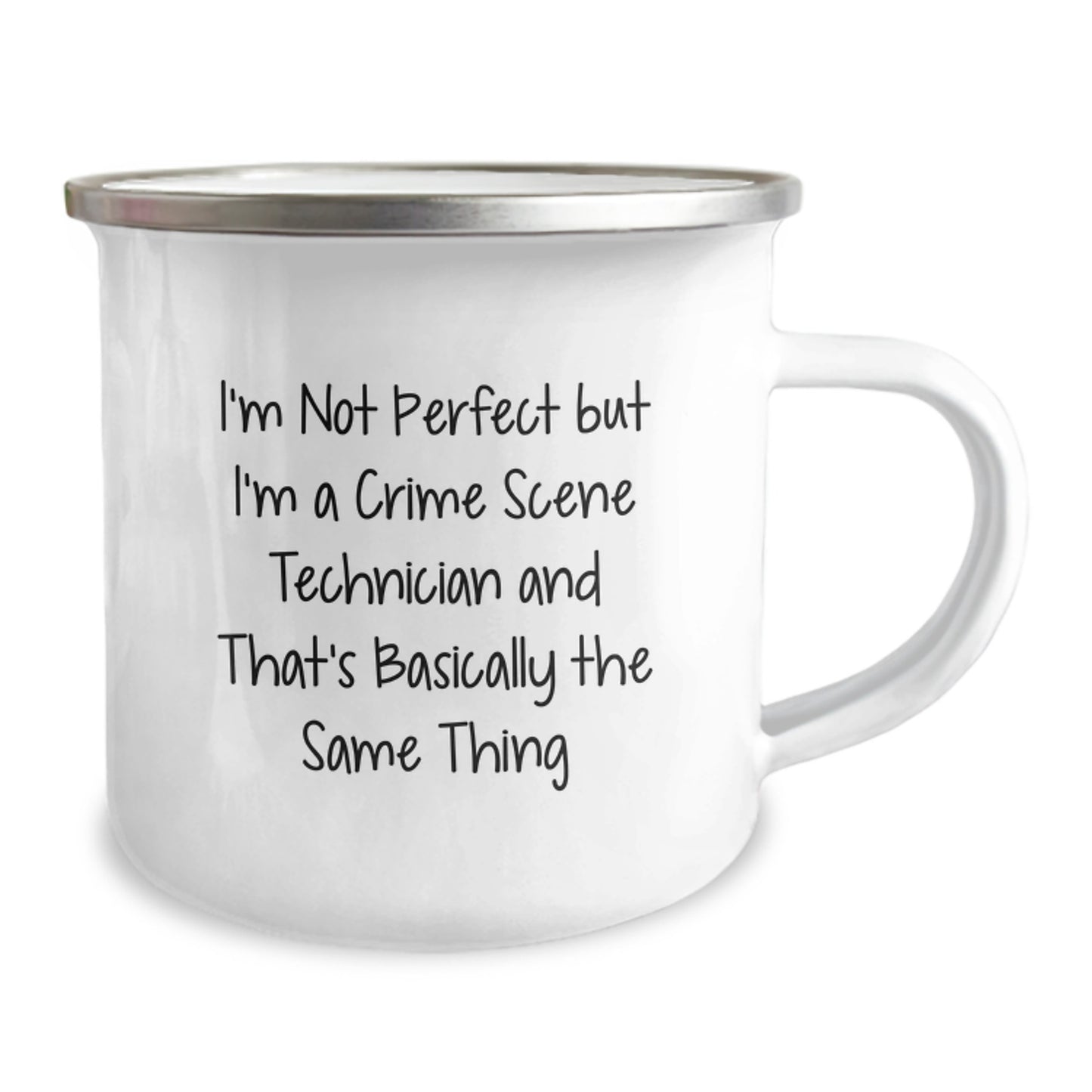 Crime Scene Technician Keepsake Camping Mug Birthday Gift for Him - Image 2