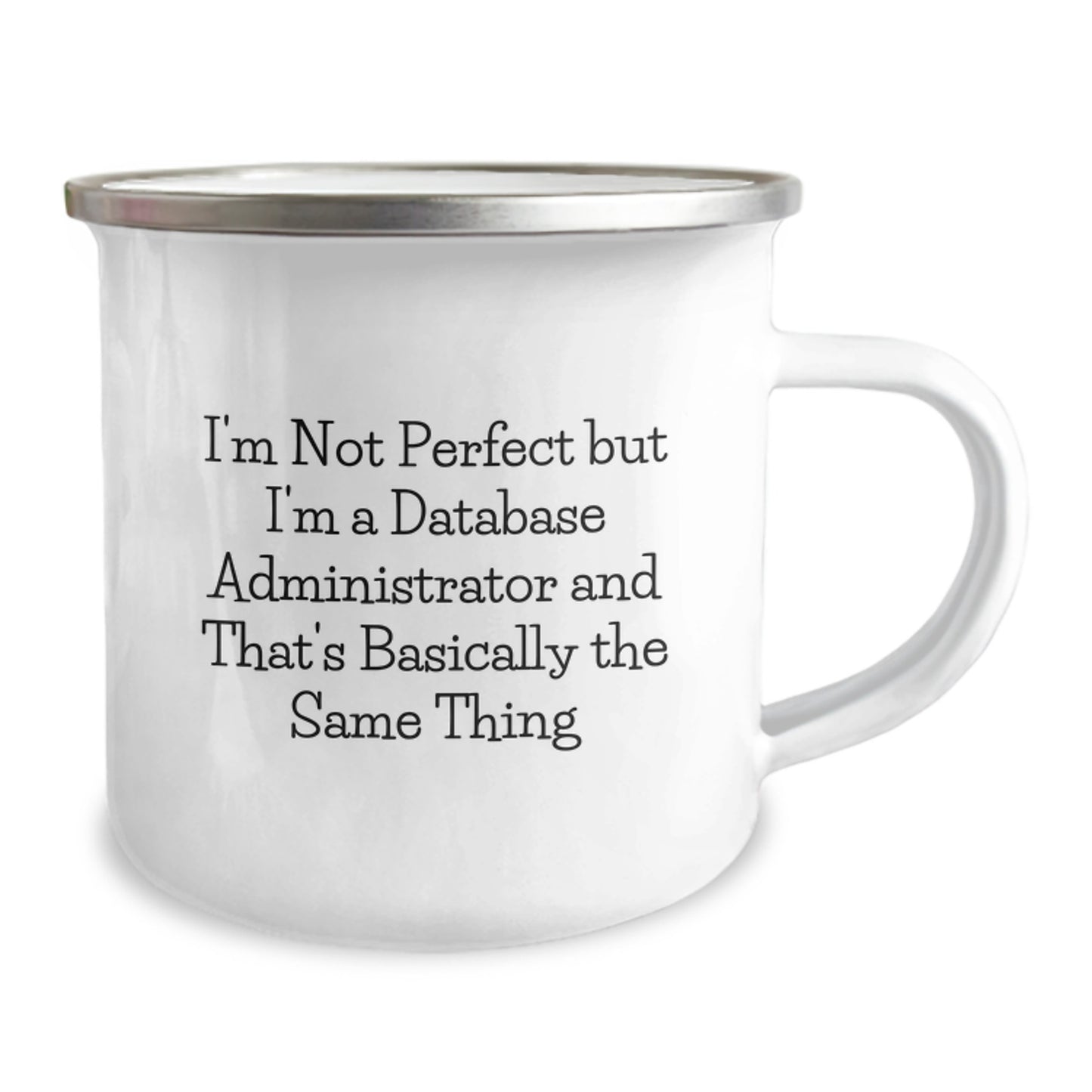 Birthday Gift for Her Database Administrator Camping Mug Present - Image 2