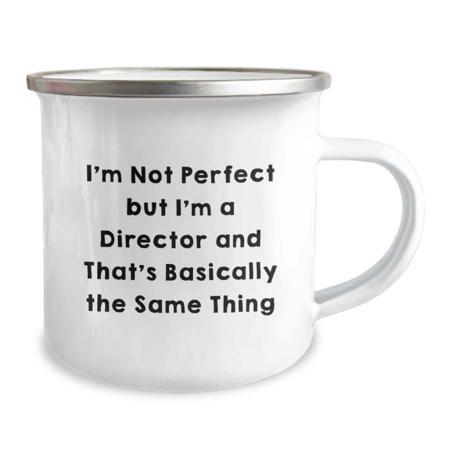 Director Keepsake Camping Mug for Him Birthday Gift with Enamel Finish - Image 2