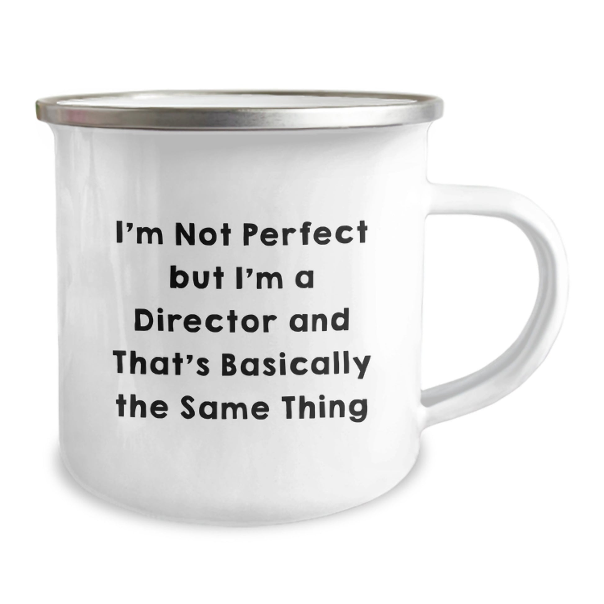Director Keepsake Camping Mug for Him Birthday Gift with Enamel Finish - Image 2
