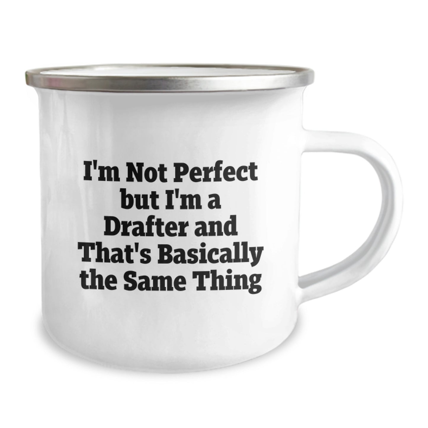 Drafter Keepsake Camping Mug Birthday Gift for Him Stainless Steel - Image 2