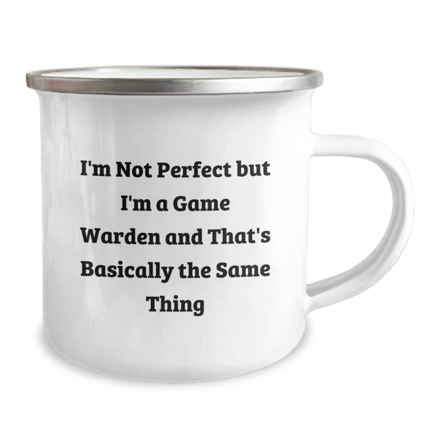 Game Warden Keepsake Camping Mug for Him Birthday Gift with Enamel - Image 2
