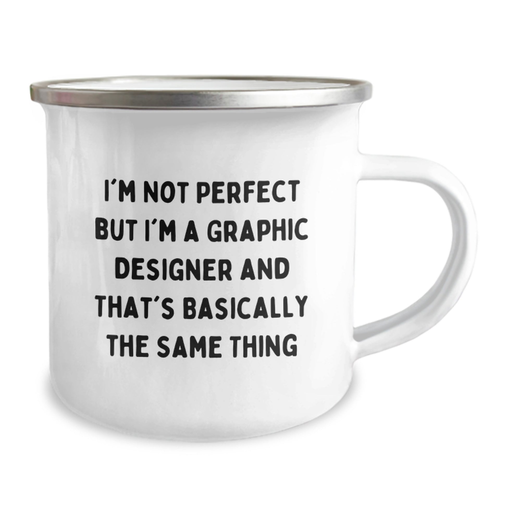 Graphic Designer Camping Mug Premium Keepsake Birthday Gift for Him - Image 2