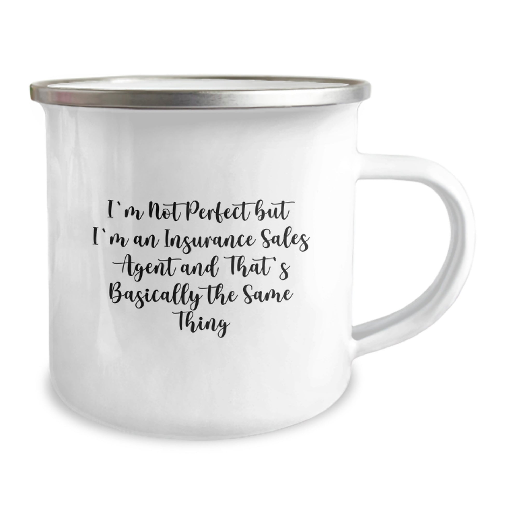 Camping Mug – Insurance Sales Agent Birthday Gift for a Best Friend - Image 2