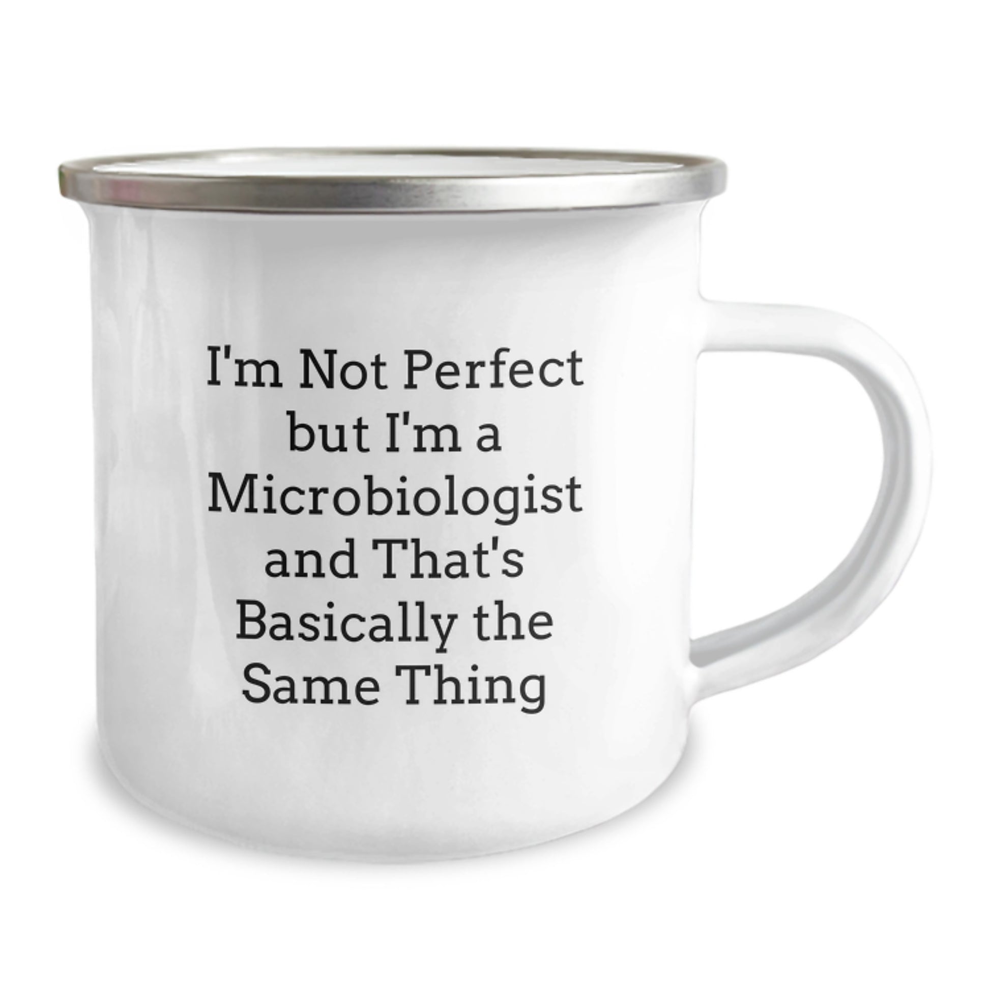 Quirky Microbiologist Camping Mug Birthday Gift for Friends Novelty - Image 2