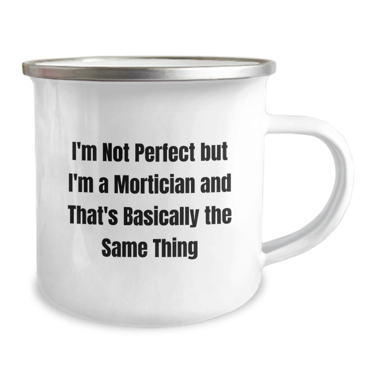 Mortician Camping Mug Keepsake Birthday Gift for Him Stainless Steel - Image 2